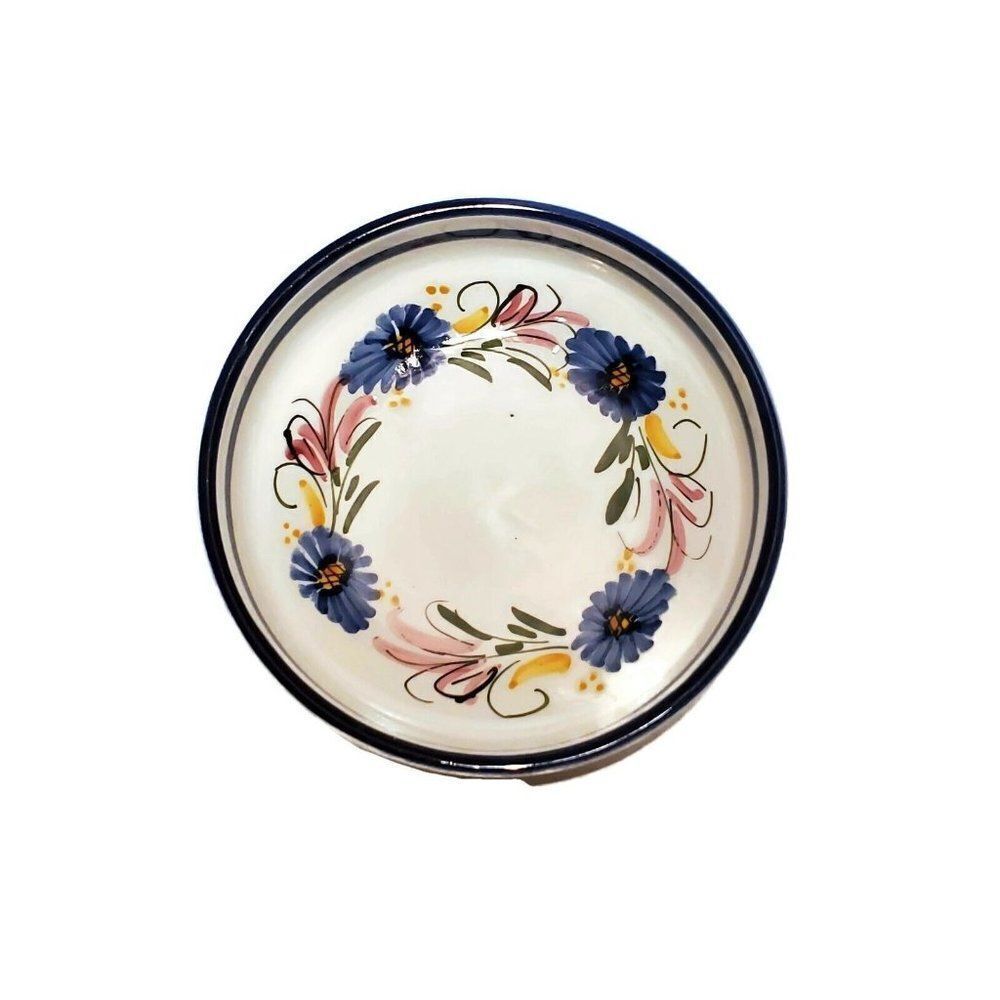 Vintage Padilla CPP Oval Ceramic Pottery with Display hole Drilled Made in Spain